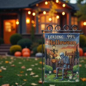 Loading 99% Halloween Garden Flag, Spooky Outdoor Decor