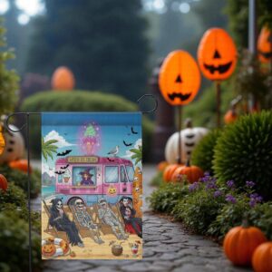 Halloween Garden Flag, Spooky Summer Yard Decor